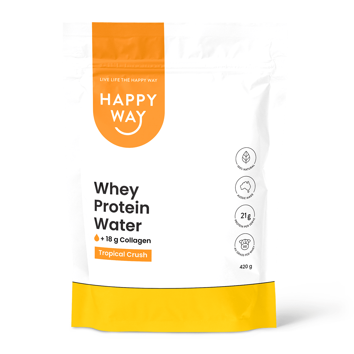 Tropical Crush Whey Protein Water Powder 420g