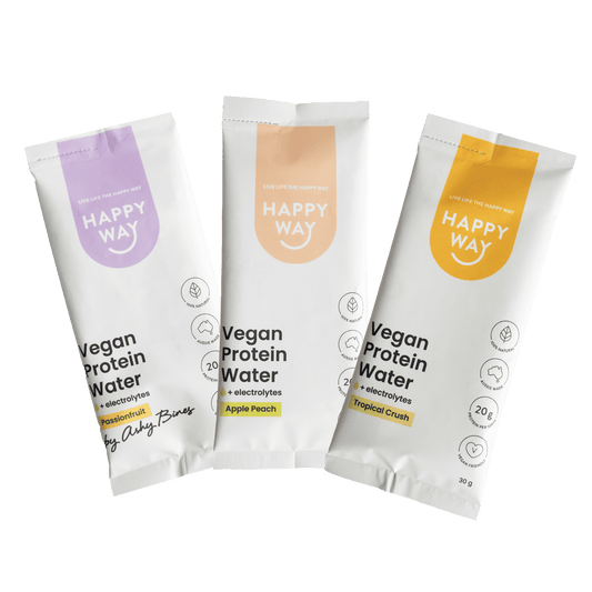 Vegan protein water collection