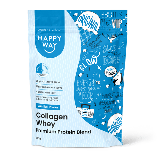 Vanilla Collagen Whey Protein Powder 500g