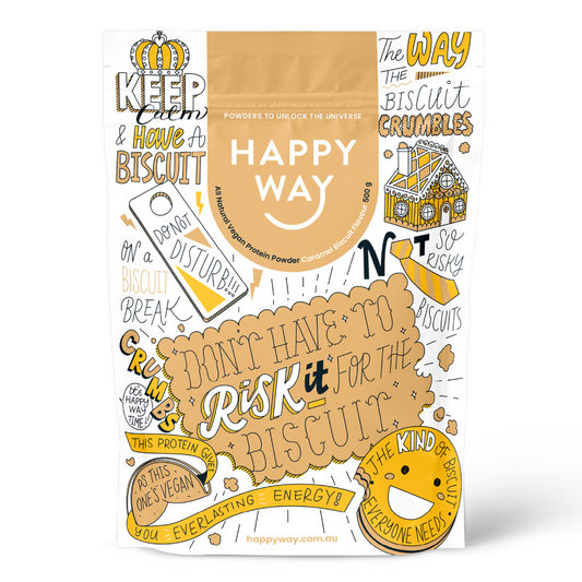 Caramel Biscuit Vegan Protein Powder 500g