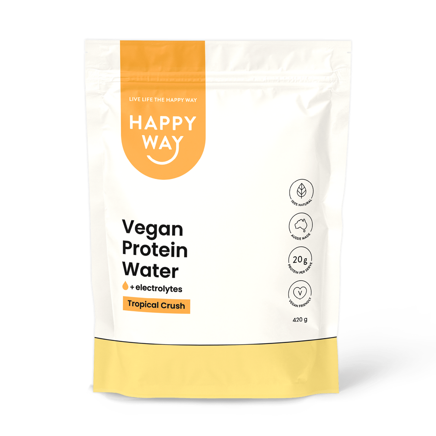 Tropical Crush Vegan Protein Water Powder 420g