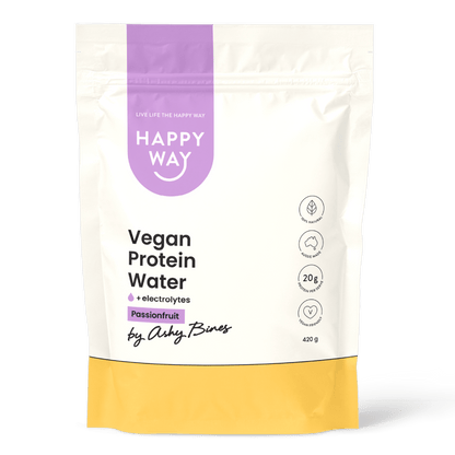 Ashy Bines Passionfruit Vegan Protein Water Powder 420g