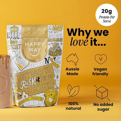 Caramel Biscuit Vegan Protein Powder 500g