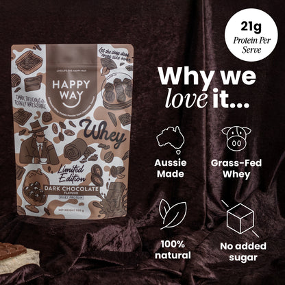 Dark Chocolate Whey Protein Powder 500g
