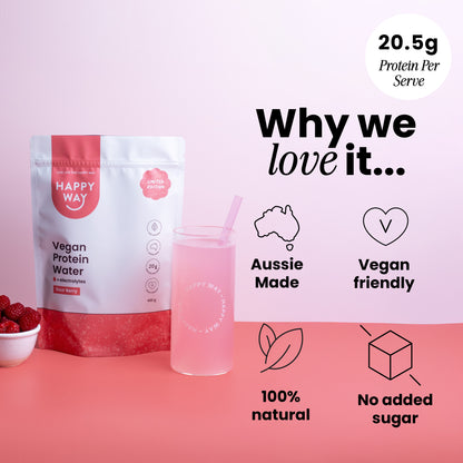 Sour Berry Vegan Protein Water Powder 420g
