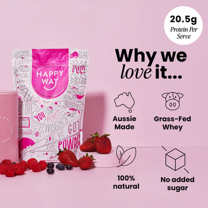 I Love You Berry Much Whey Protein Powder 500g