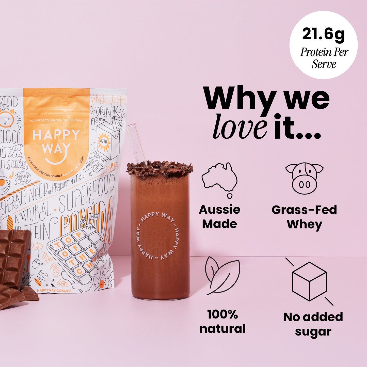 Top Of The Choc Whey Protein Powder