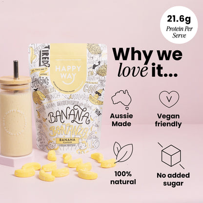 Banana Bonanza Vegan Protein Powder 500g