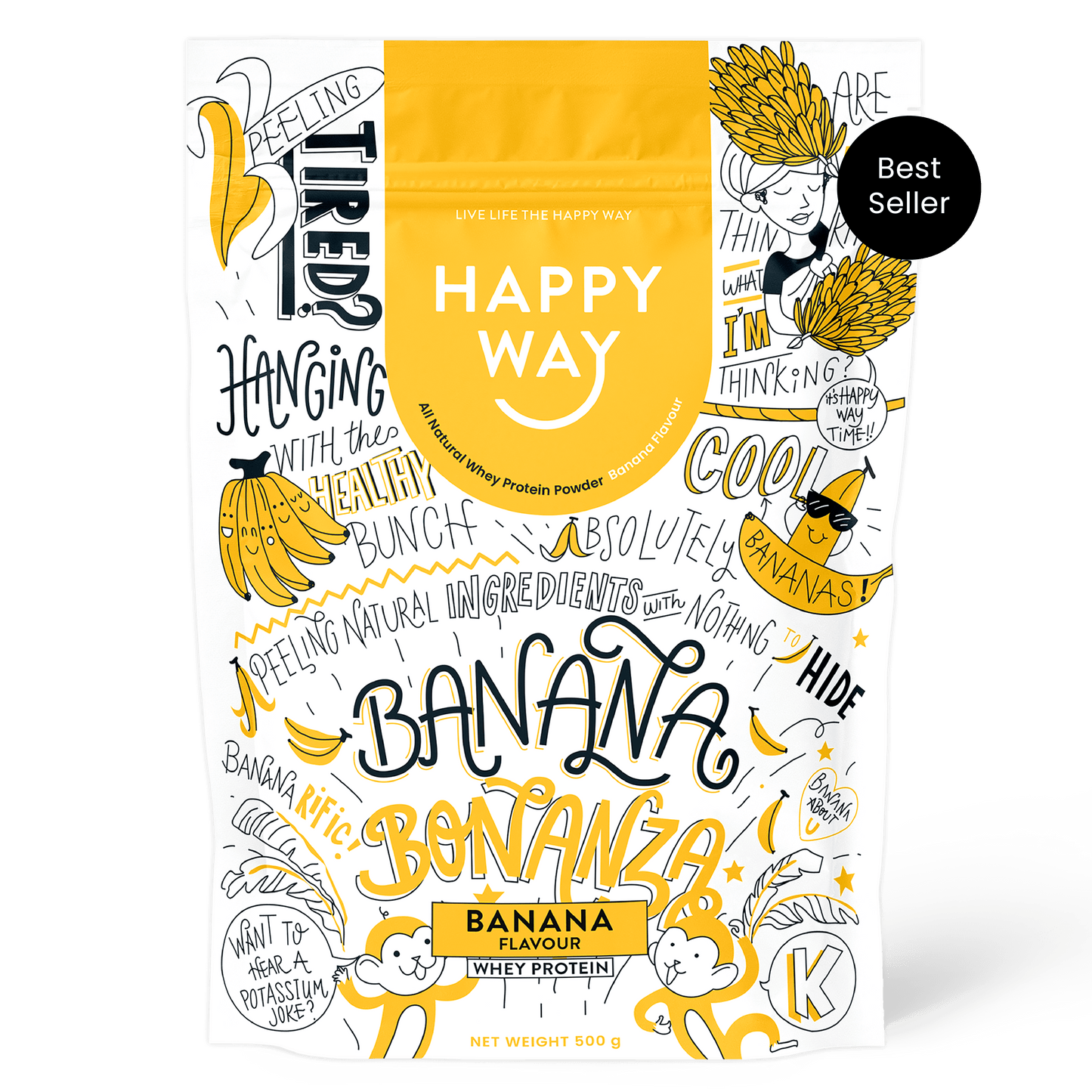 Banana Bonanza Whey Protein Powder 500g