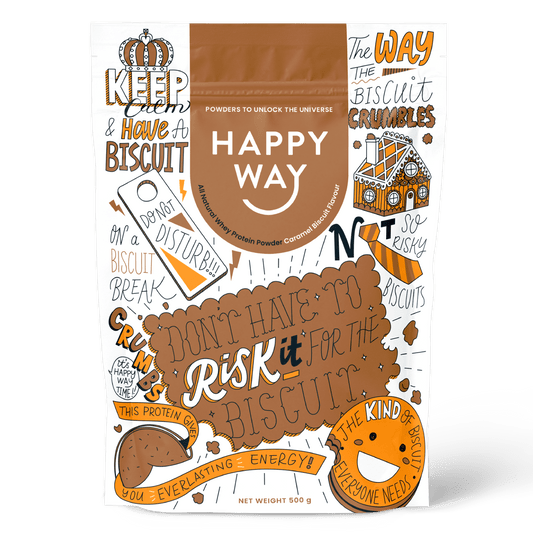 Caramel Biscuit Whey Protein Powder 500g
