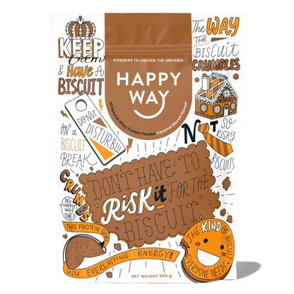 Caramel Biscuit Whey Protein Powder 500g