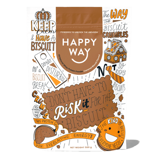 Caramel Biscuit Whey Protein Powder 500g