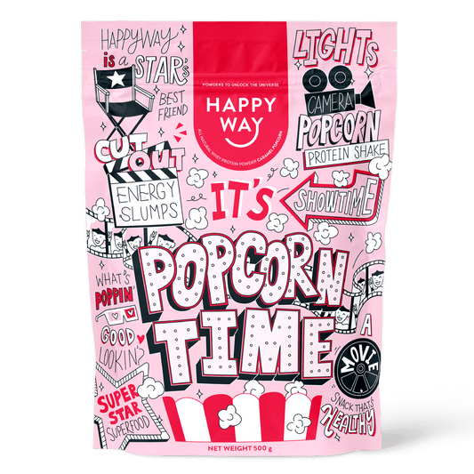 Caramel Popcorn Whey Protein Powder 500g