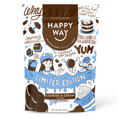 Cookies & Cream Whey Protein Powder 500g