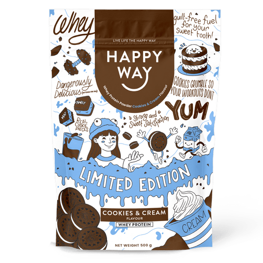 Cookies & Cream Whey Protein Powder 500g