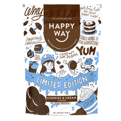 Cookies & Cream Whey Protein Powder 500g