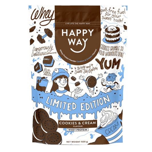 Cookies & Cream Whey Protein Powder 500g