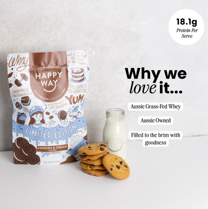 Cookies & Cream Whey Protein Powder 500g