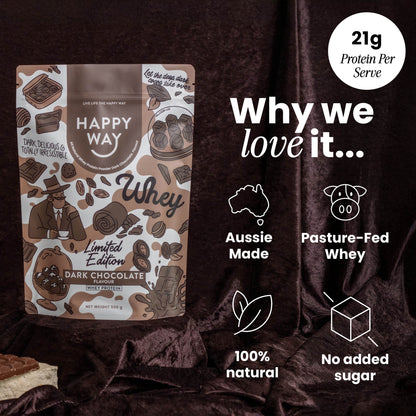 Dark Chocolate Whey Protein Powder 500g