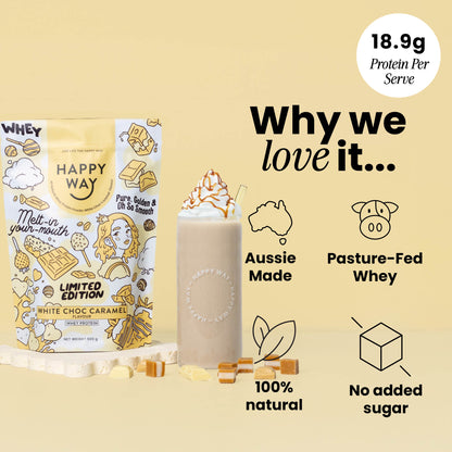 White Chocolate Caramel Whey Protein Powder 500g