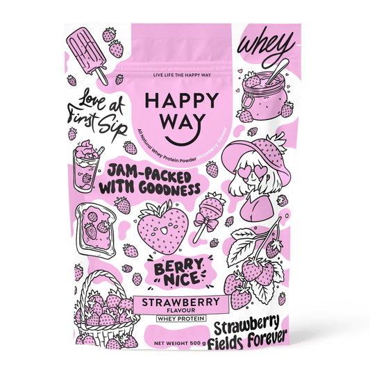 Strawberry Whey Protein Powder 500g