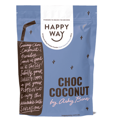 Ashy Bines Choc Coconut Whey Protein Powder 500g