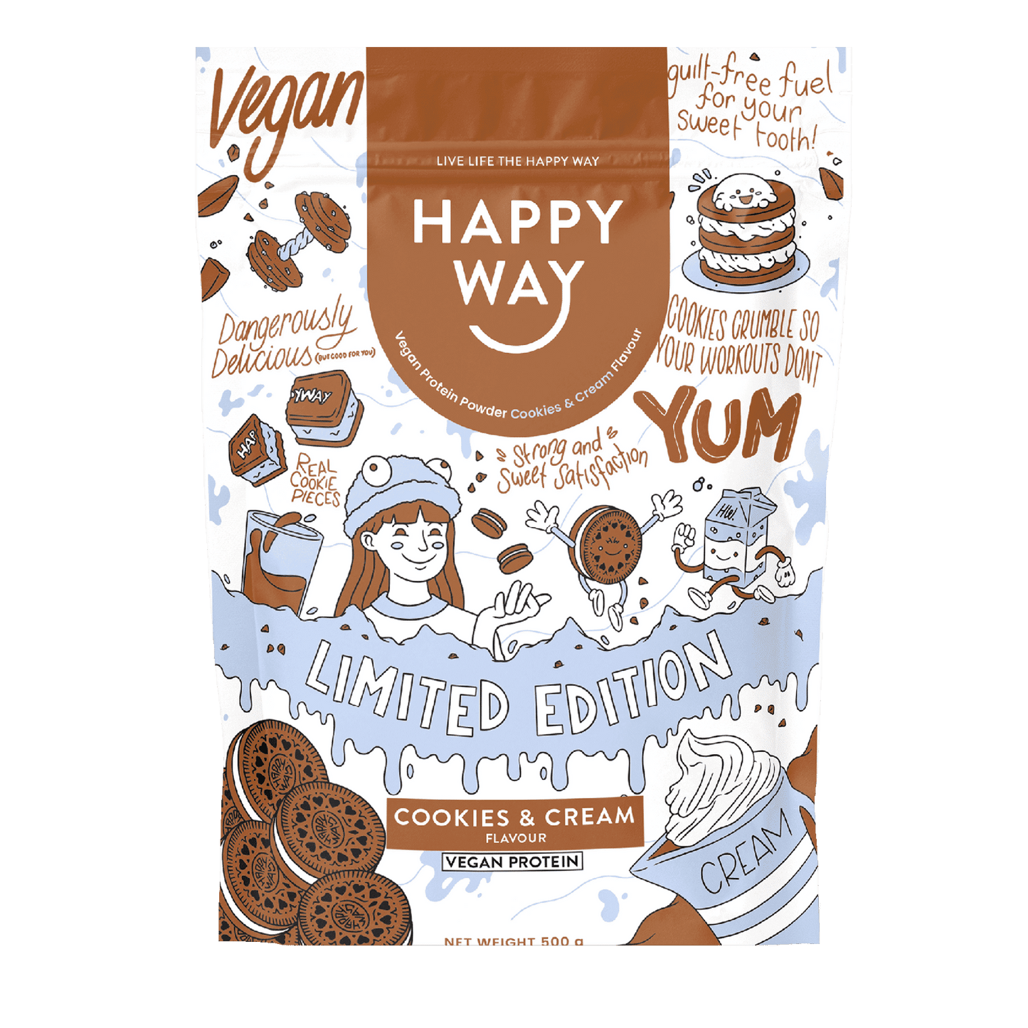 Cookies & Cream Vegan Protein Powder 500g