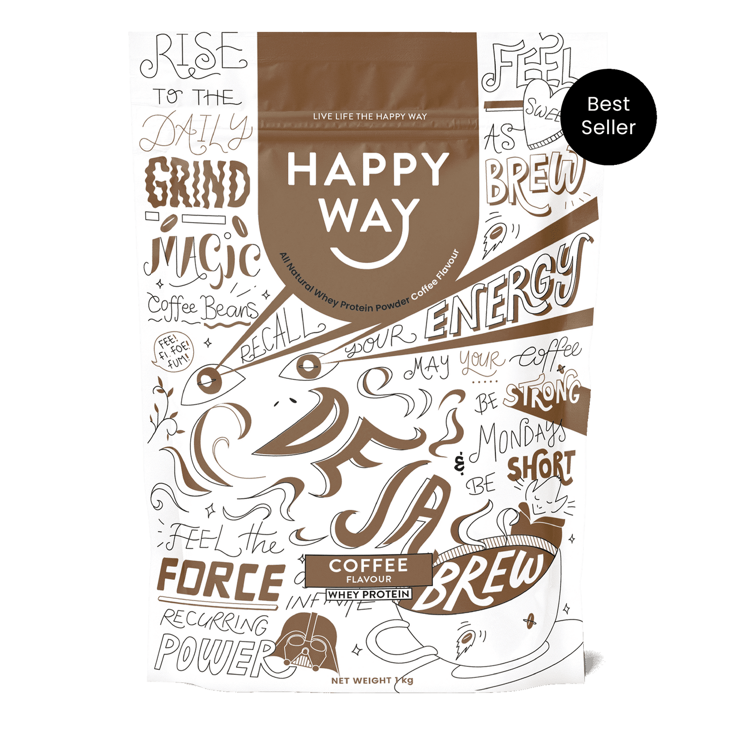 Deja Brew Coffee Whey Protein Powder 500g