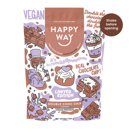 Double Choc Chip Vegan Protein Powder 500g