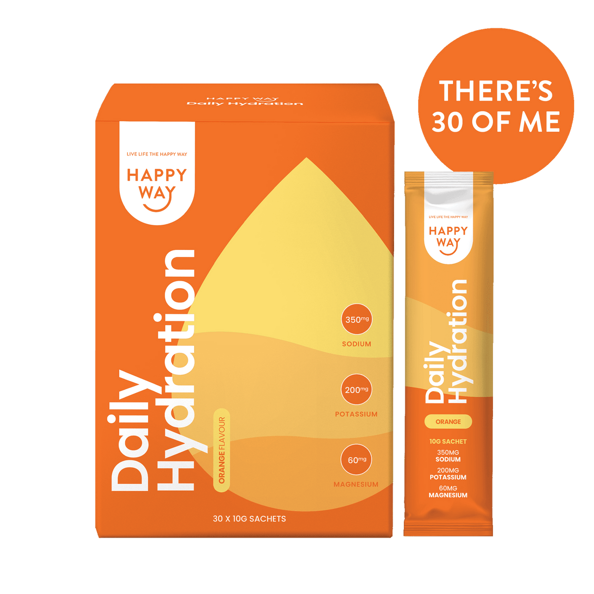 Orange Daily Hydration Sachets