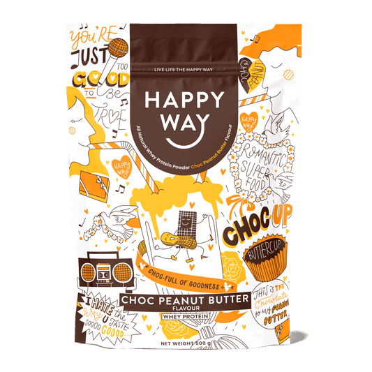 Choc Peanut Butter Whey Protein Powder 500g