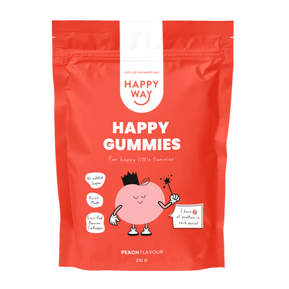 Peach Flavour Happy Gummies Mix 210g