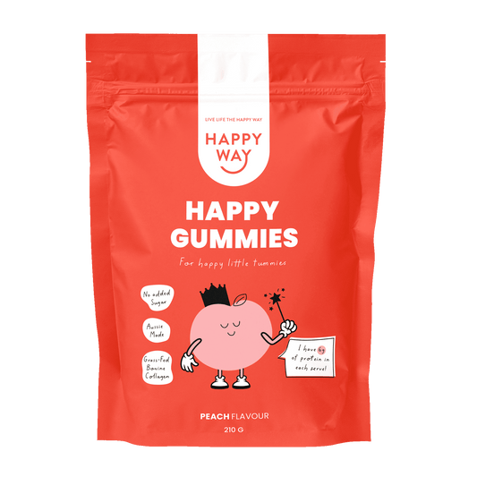 Peach Flavour Happy Gummies Mix 210g