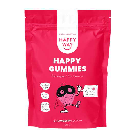 Strawberry Flavour Happy Gummies Mix 210g