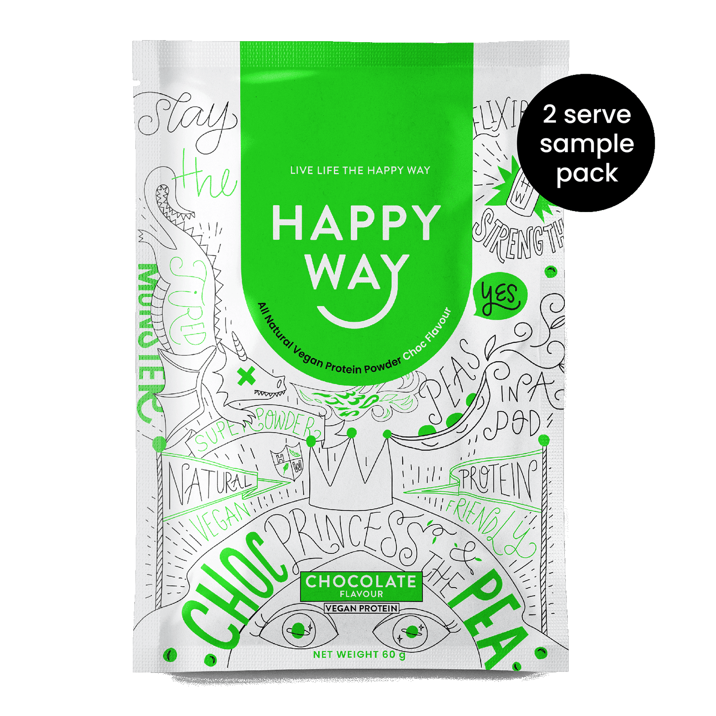 Vegan Protein Powder Sample Pack 60g