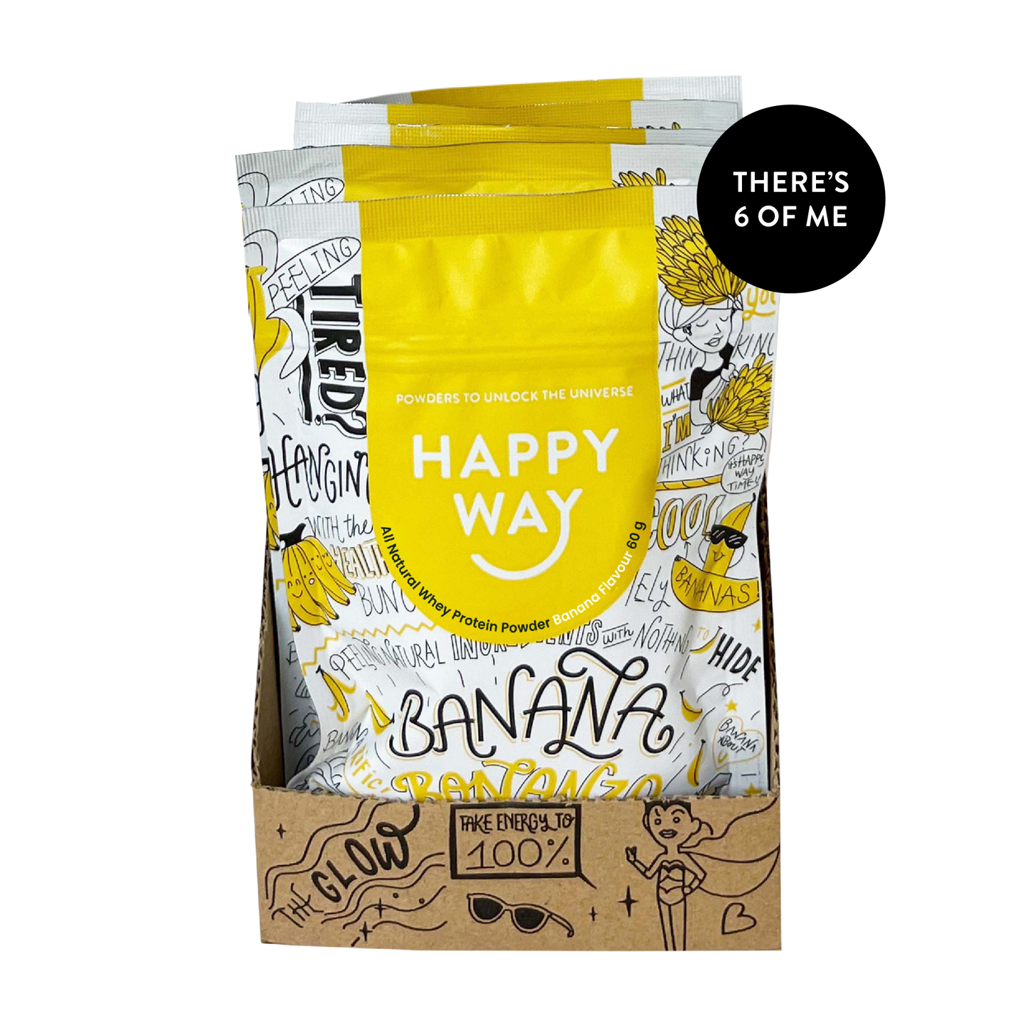 Banana Bonanza Whey Protein Powder Sample Packs