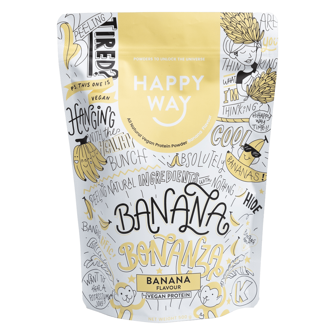 Banana Bonanza Vegan Protein Powder 500g