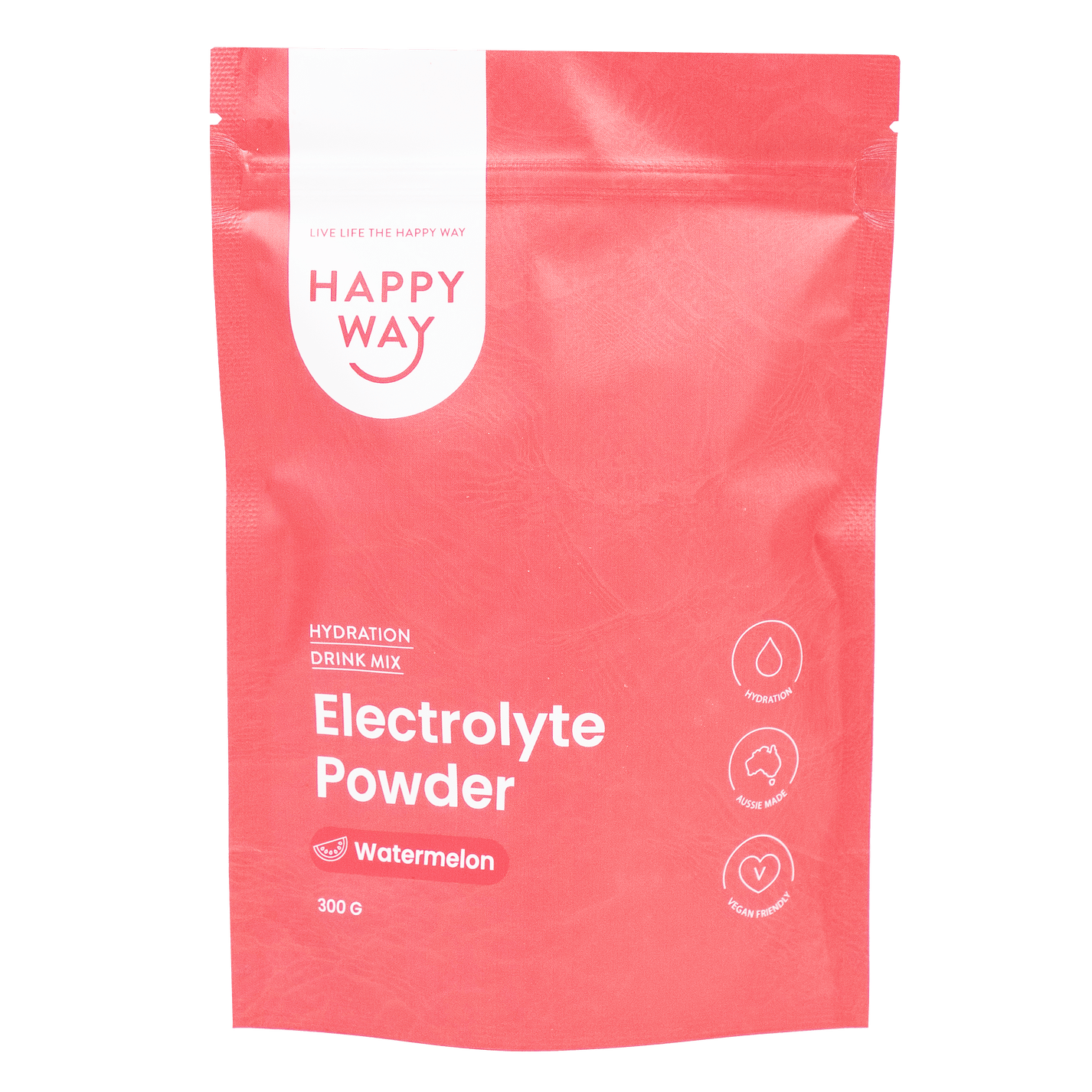 Electrolytes Powder Watermelon Flavour (300g) Happy Way