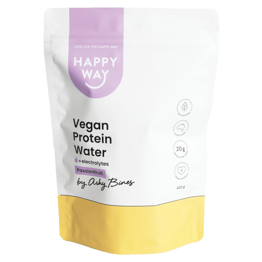Ashy Bines Passionfruit Vegan Protein Water Powder 420g