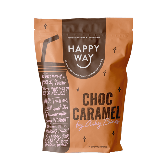 Ashy Bines Choc Caramel Whey Protein Powder 30g